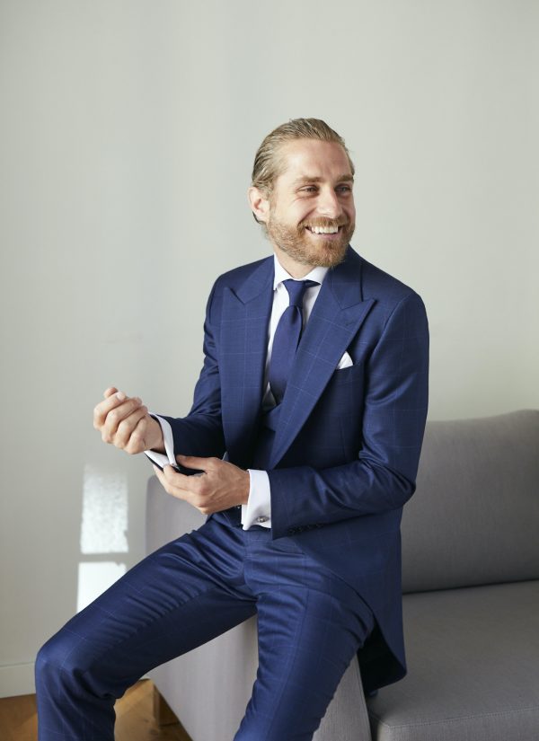 chaqué azul cuadro5