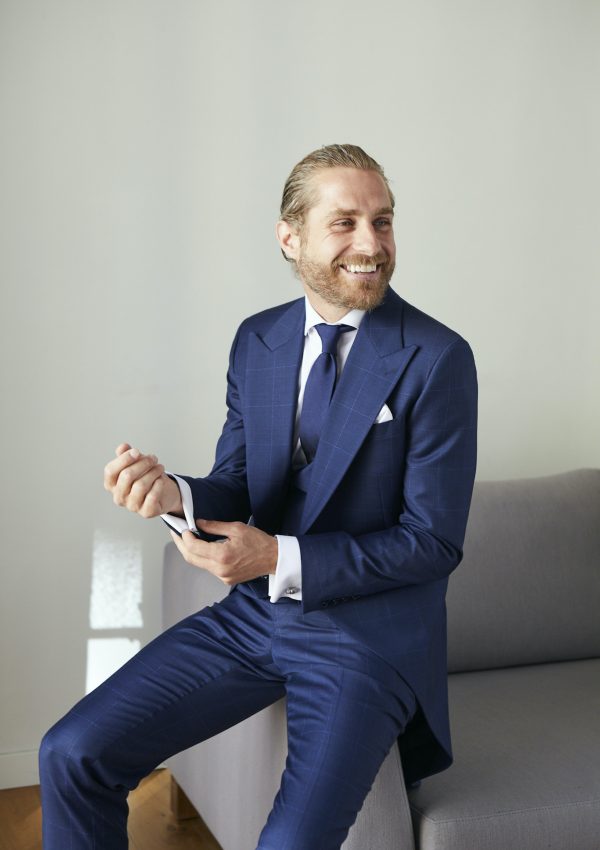 chaqué azul cuadro5