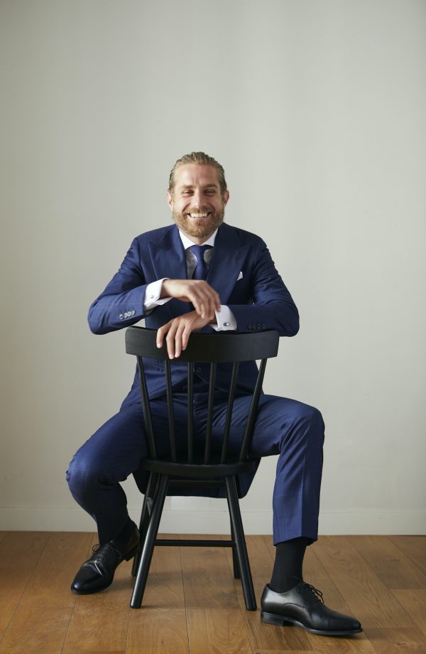 chaqué azul cuadro6