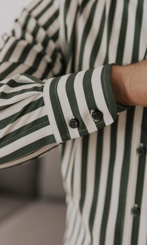 CASUAL_Camisa_Elástica_Rayas_Verde_20